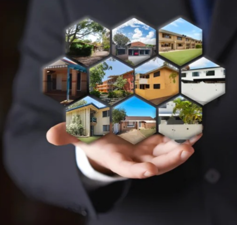 Australian homes held in a hand